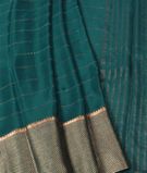 Peacock Blue Mysore Silk Saree T4183382