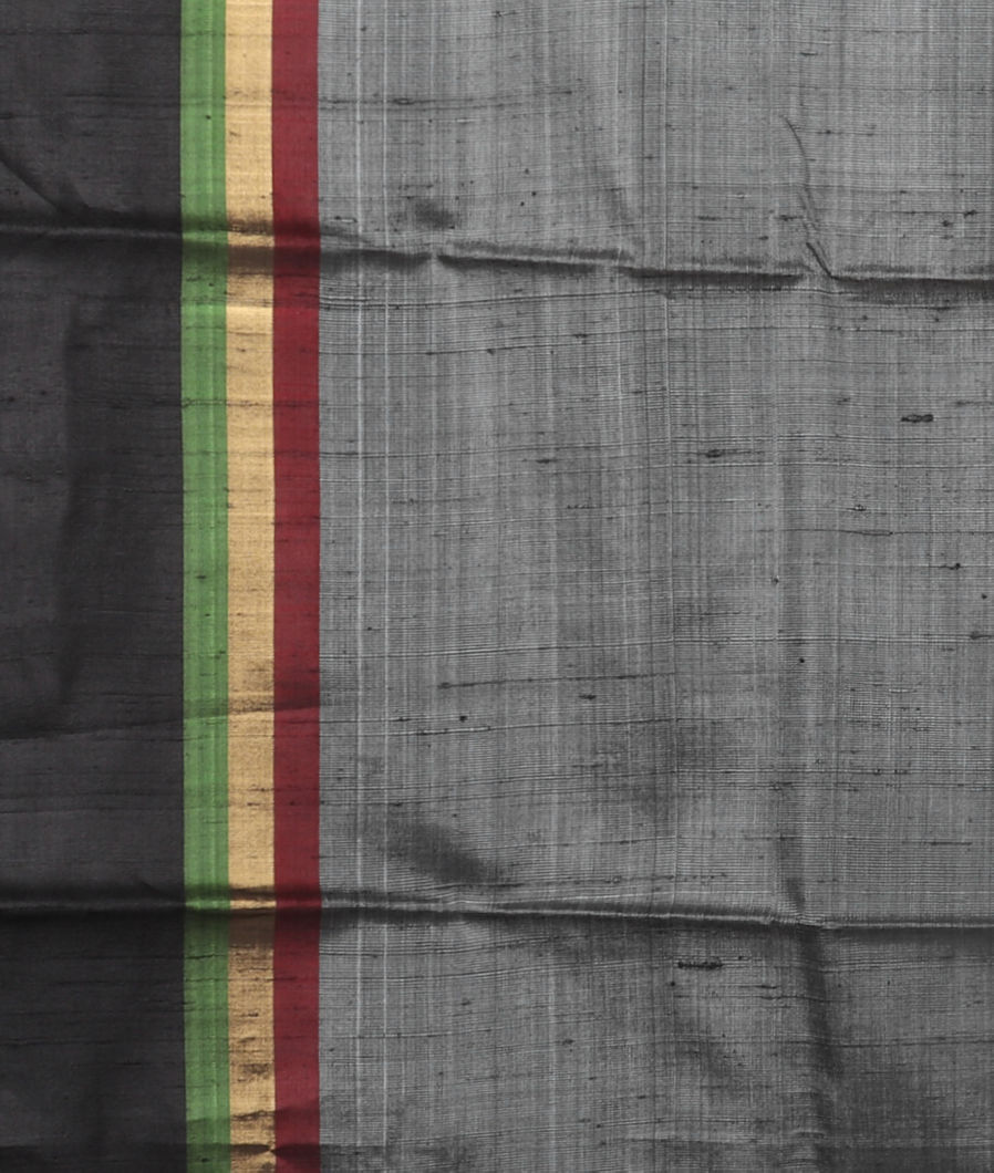 Beige Woven Tussar Saree T4152313