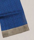 Blue Tussar Printed Saree T4161741
