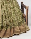 Beige Banaras Tussar Georgette Saree T4161461