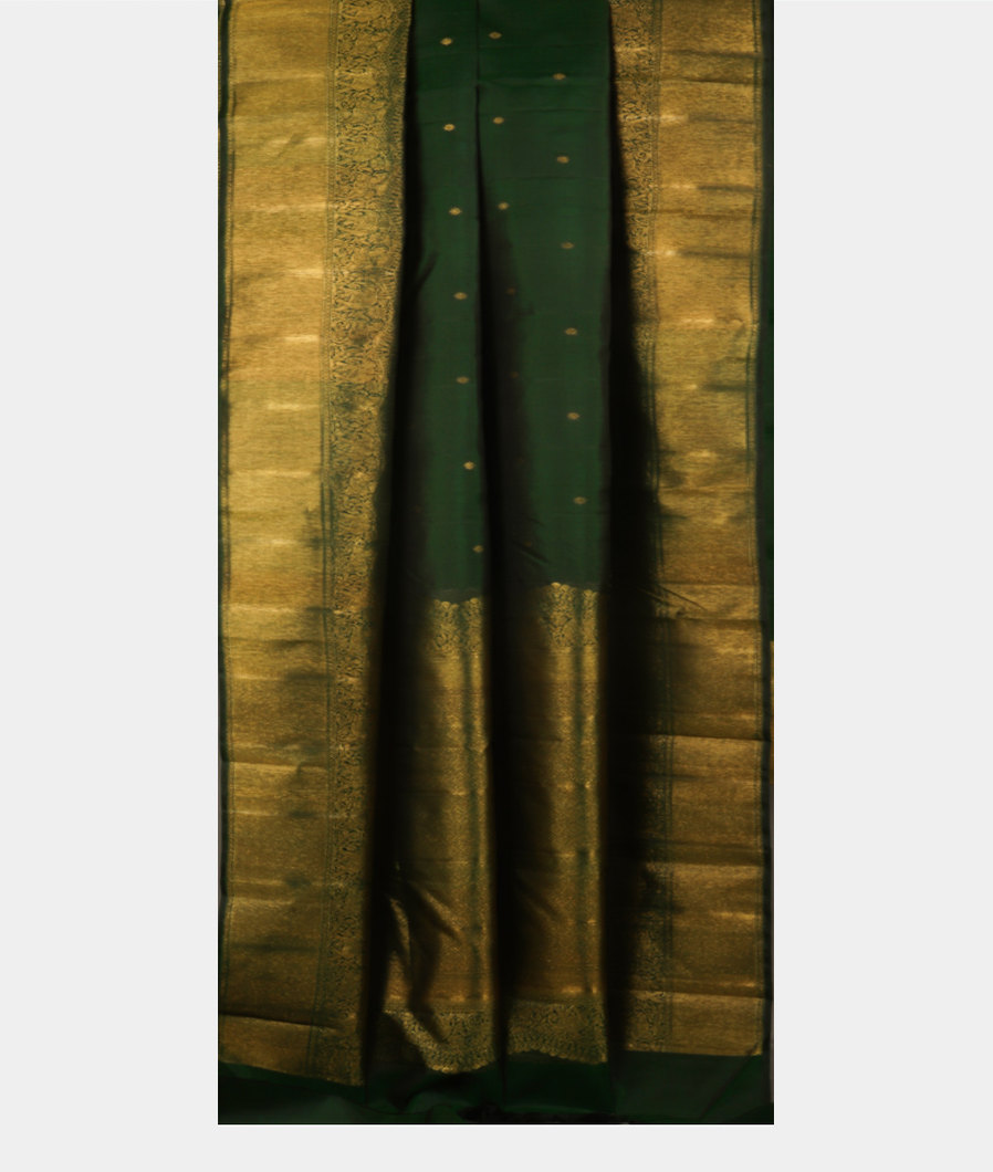 Green Handwoven Kanjivaram Silk Saree T4187772