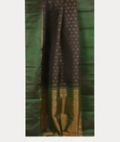 Black Handwoven Kanjivaram Silk Saree T4191092