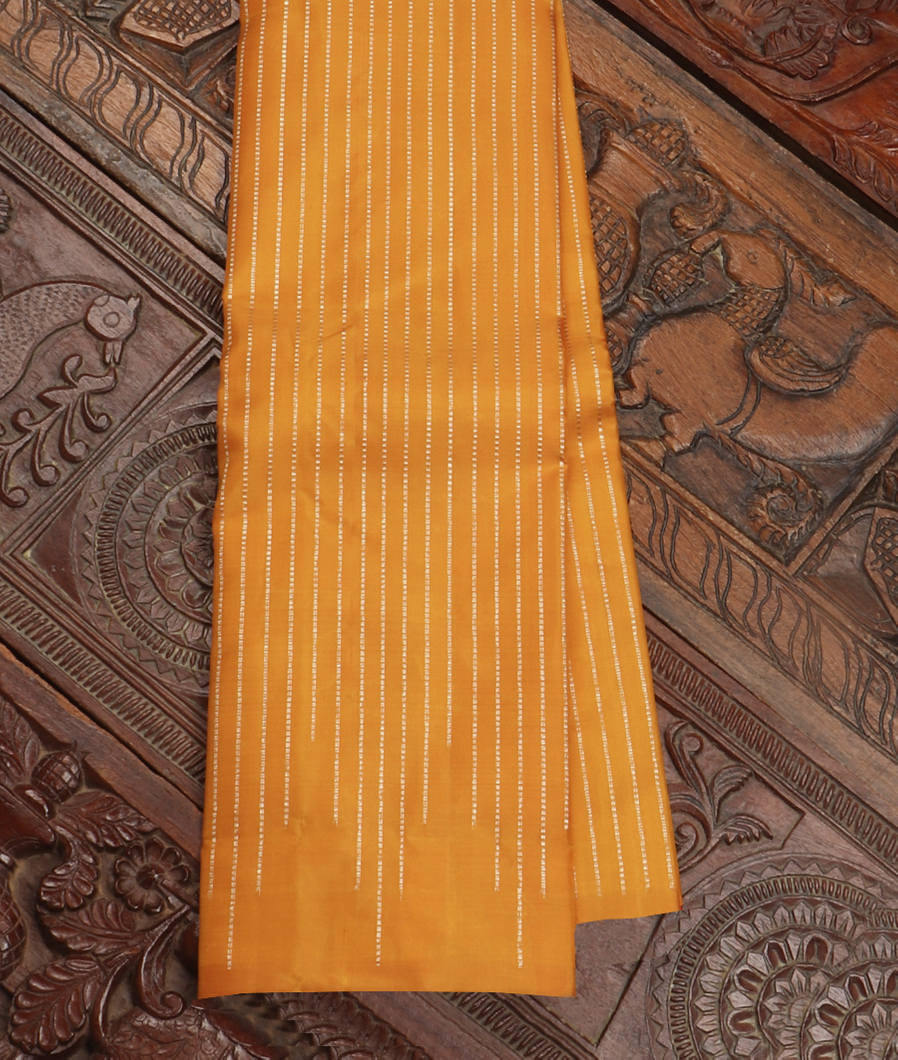 Yellow Handwoven Kanjivaram Silk Saree T418966-image