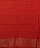 Red Printed Banaras Tussar Georgette Saree T4102623