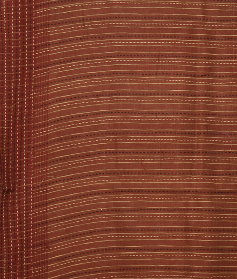 Black Tussar Printed Saree T3782563