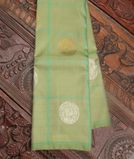 Green Handwoven Kanjivaram Silk Saree T4191231
