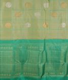Green Handwoven Kanjivaram Silk Saree T4191234