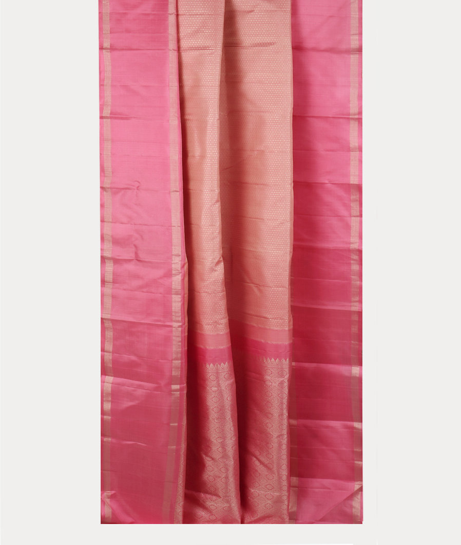 Pink Handwoven Kanjivaram Silk Saree T4189692
