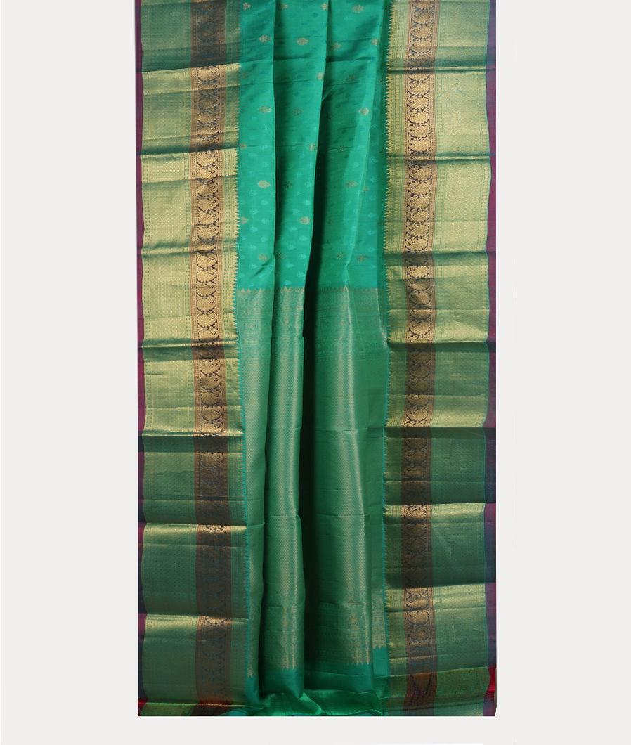 Green Soft Silk Saree T3687662