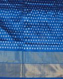 Blue Ikat Silk Saree T4183163