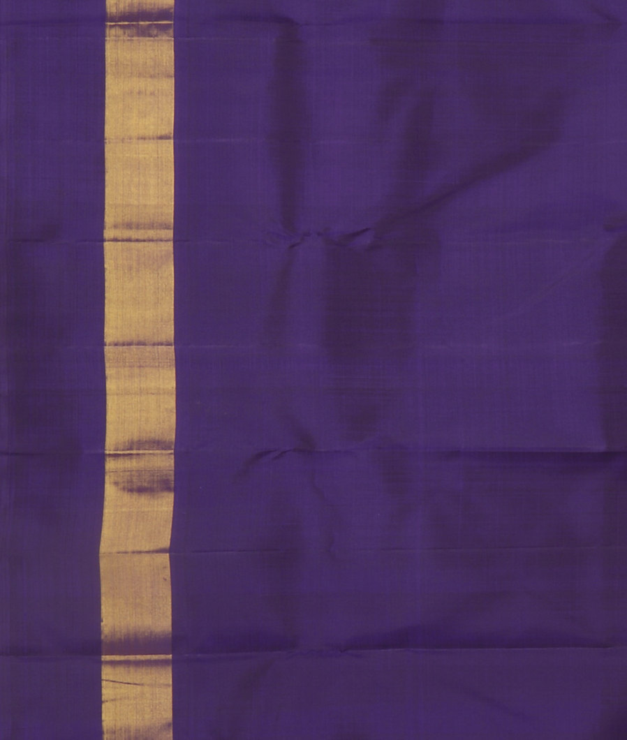 Greenish Yellow Handwoven Kanjivaram Silk Saree T4191303