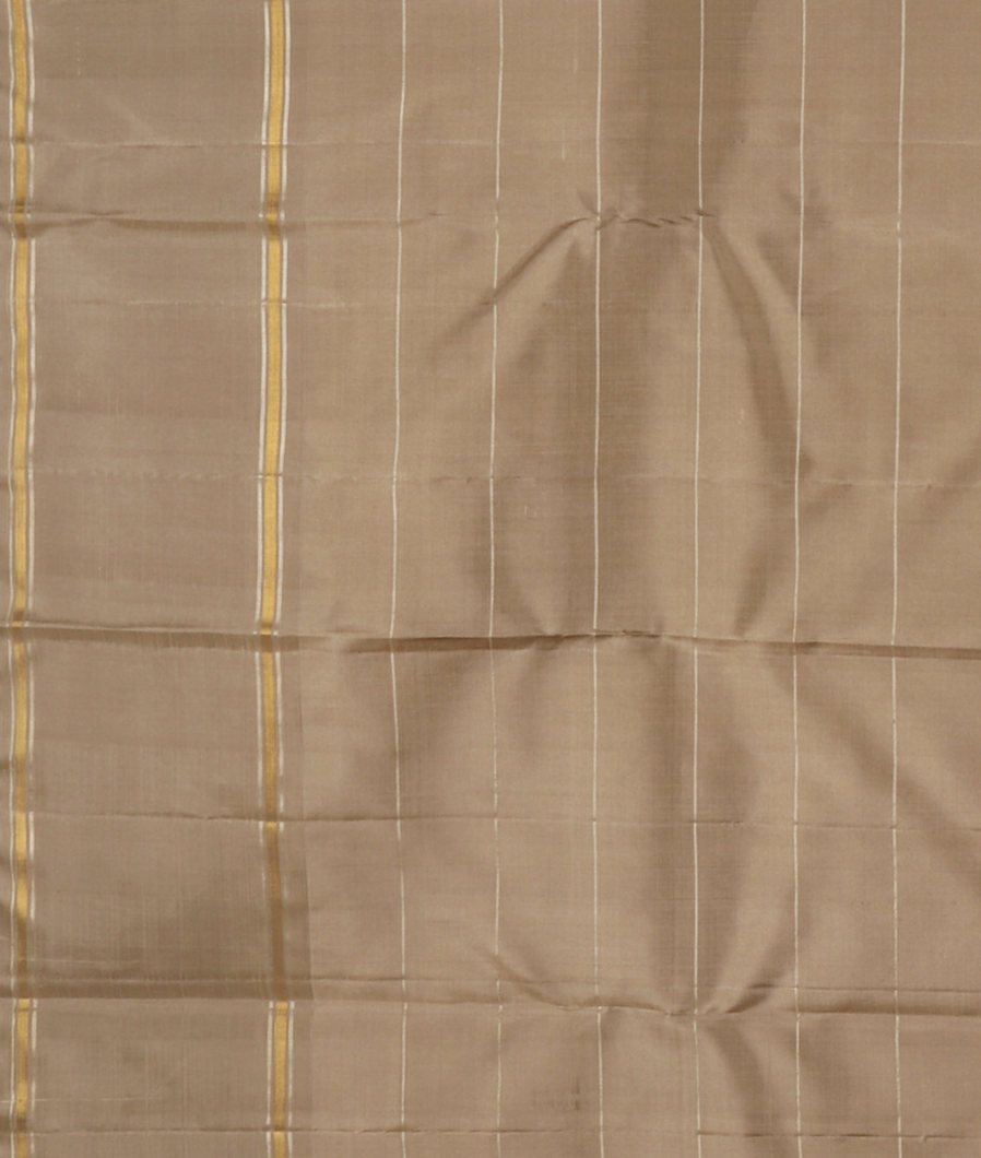 Yellow Handwoven Kanjivaram Silk Saree T4186803