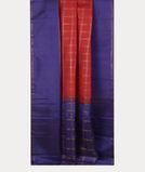 Red Handwoven Kanjivaram Silk Saree T4123342