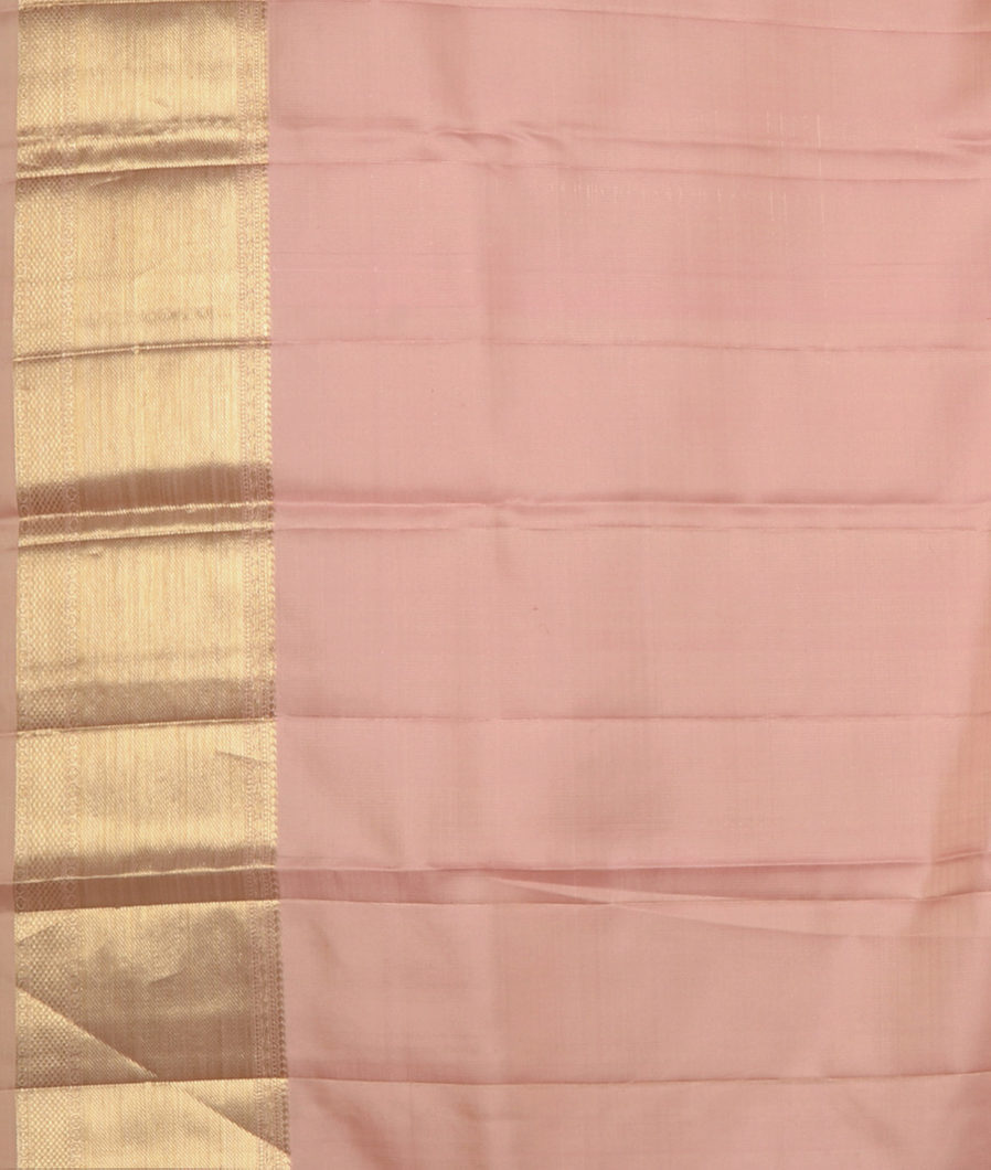Light Pink Handwoven Kanjivaram Silk Saree T3858203