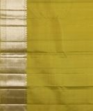 Yellowish Green Handwoven Kanjivaram Silk Saree T3977833