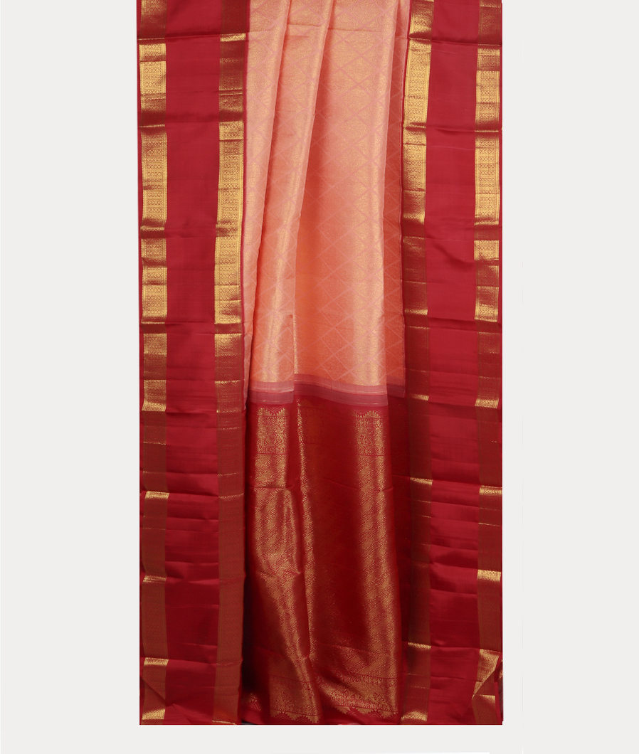 Pink Handwoven Kanjivaram Silk Saree T2727072