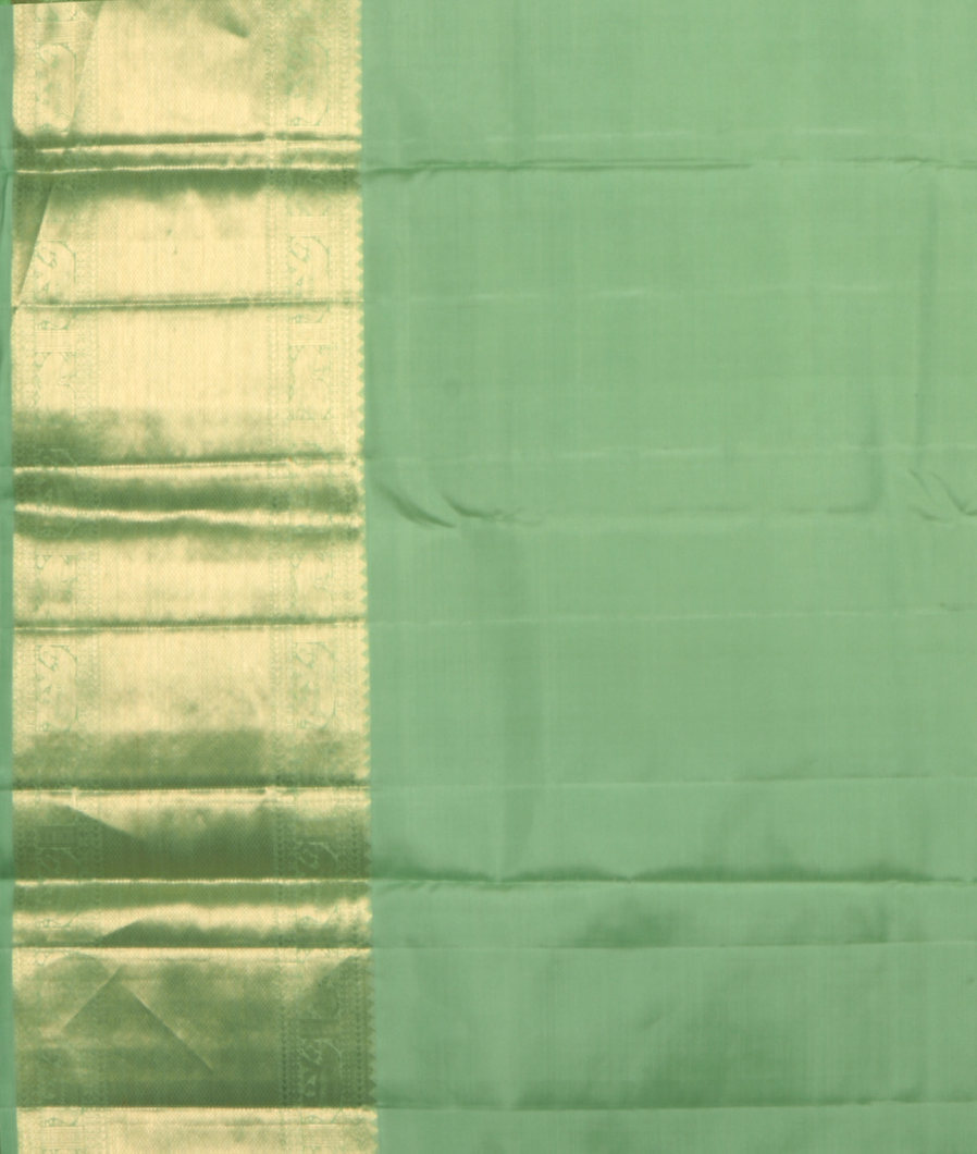 Green Handwoven Kanjivaram Silk Saree T3323923