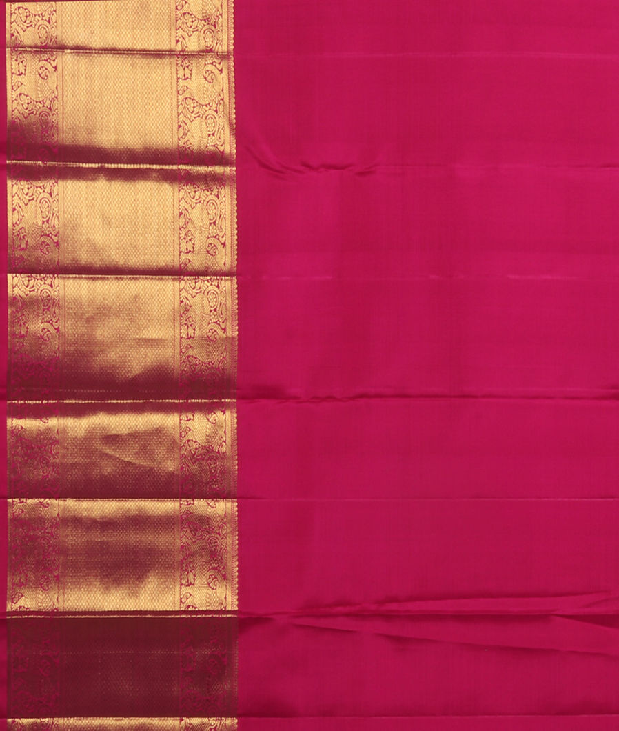 Magenta Handwoven Kanjivaram Silk Saree T2171933