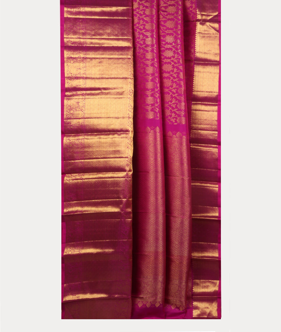 Purple Handwoven Kanjivaram Silk Saree T2053972
