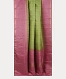 Green Handwoven Kanjivaram Silk Saree T4186772