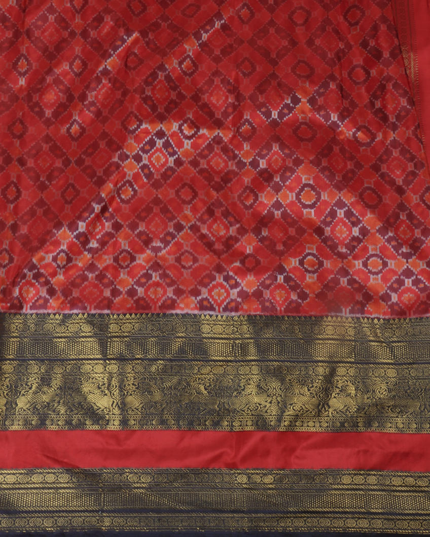 Beige Twill Kanjivaram Silk Saree T4194773