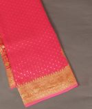 Pink Banaras Georgette Silk Saree T2677131