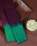 Purple Gadwal Silk Saree T4188611