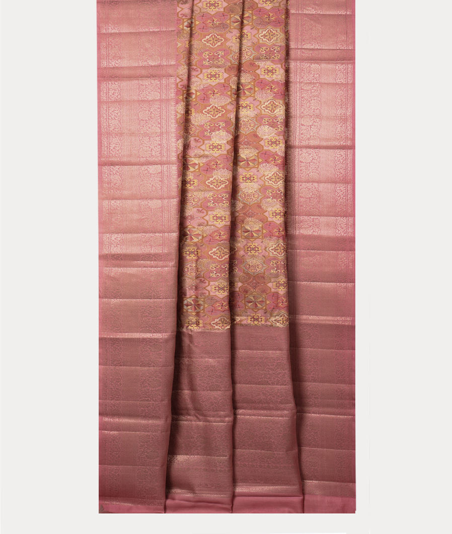 Pink Chaniya Silk Saree T4157192