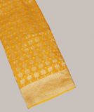 Yellow Banaras Georgette Silk Saree T3826021