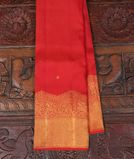 Red Hanwoven Kanjivaram Silk Saree T4124141