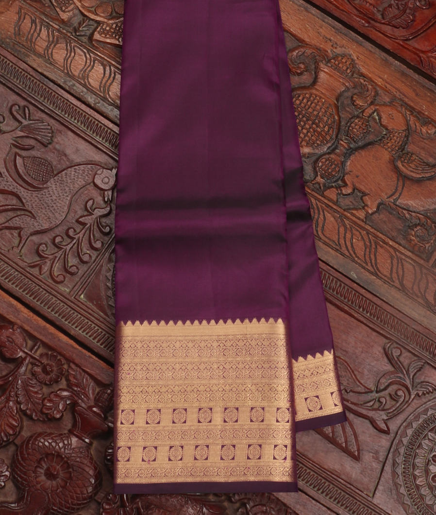 Purple Soft Silk Saree T406475-image