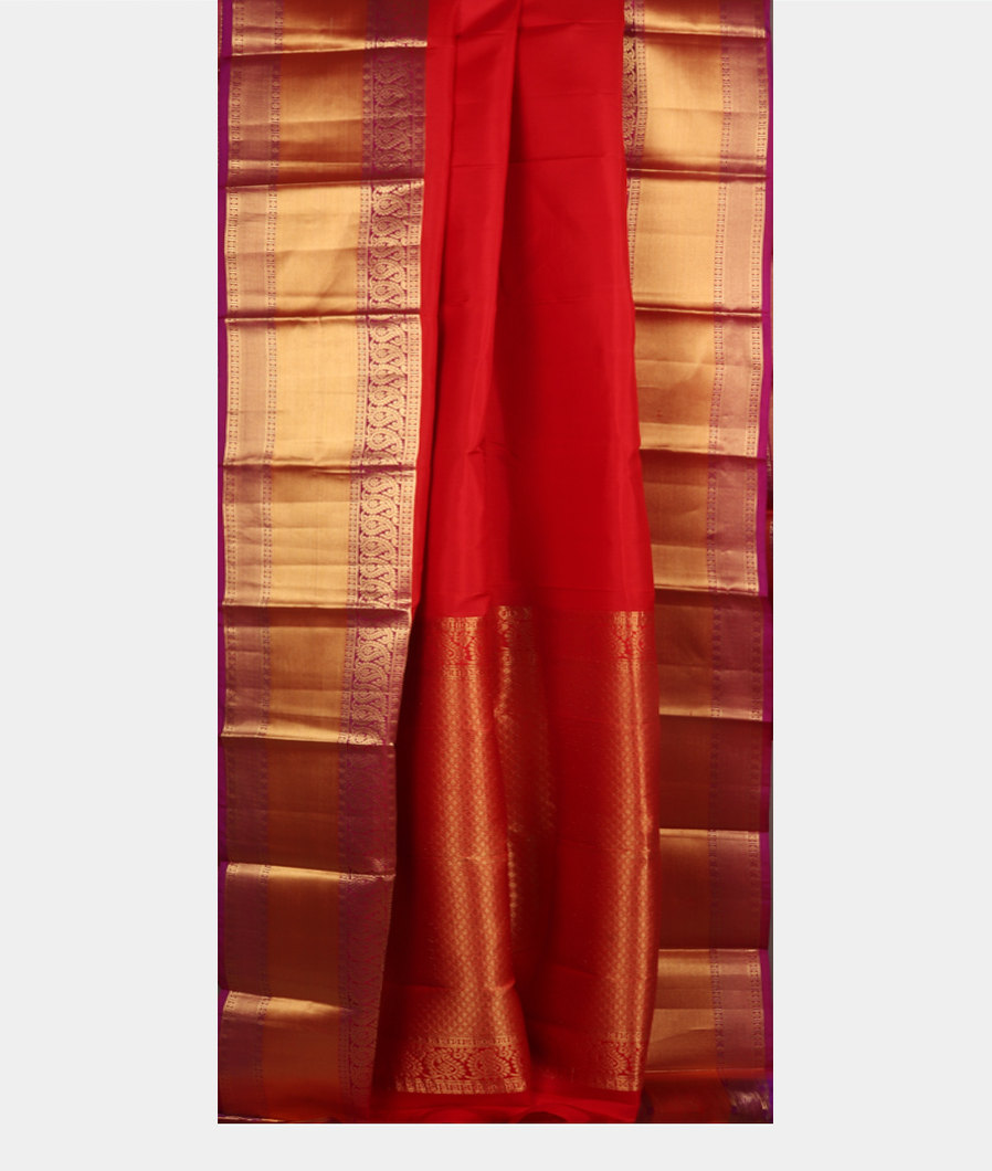 Red Soft Silk Saree T2554912