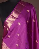 Violet Handwoven Kanjivaram Silk Dupatta T4198722