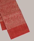 Red Tissue Tussar Printed Saree T4174361