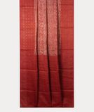 Red Tissue Tussar Printed Saree T4174362