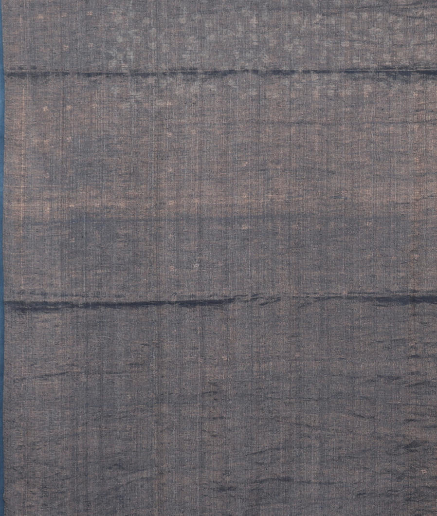 Blue Tissue Tussar Printed Saree T4174333