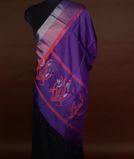 Purple Handwoven Kanjivaram Silk Dupatta T1644341