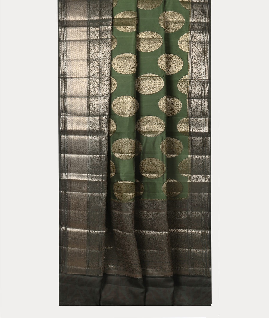 Green Chaniya Silk Saree T4156842