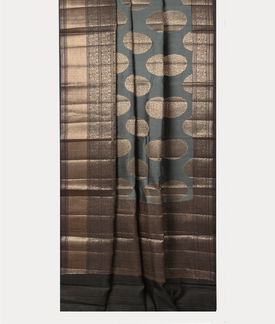 Grey Chaniya Silk Saree T4027282