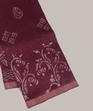 Purple Linen Printed Saree T4174031