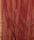 Maroon Linen Printed Saree T4174043