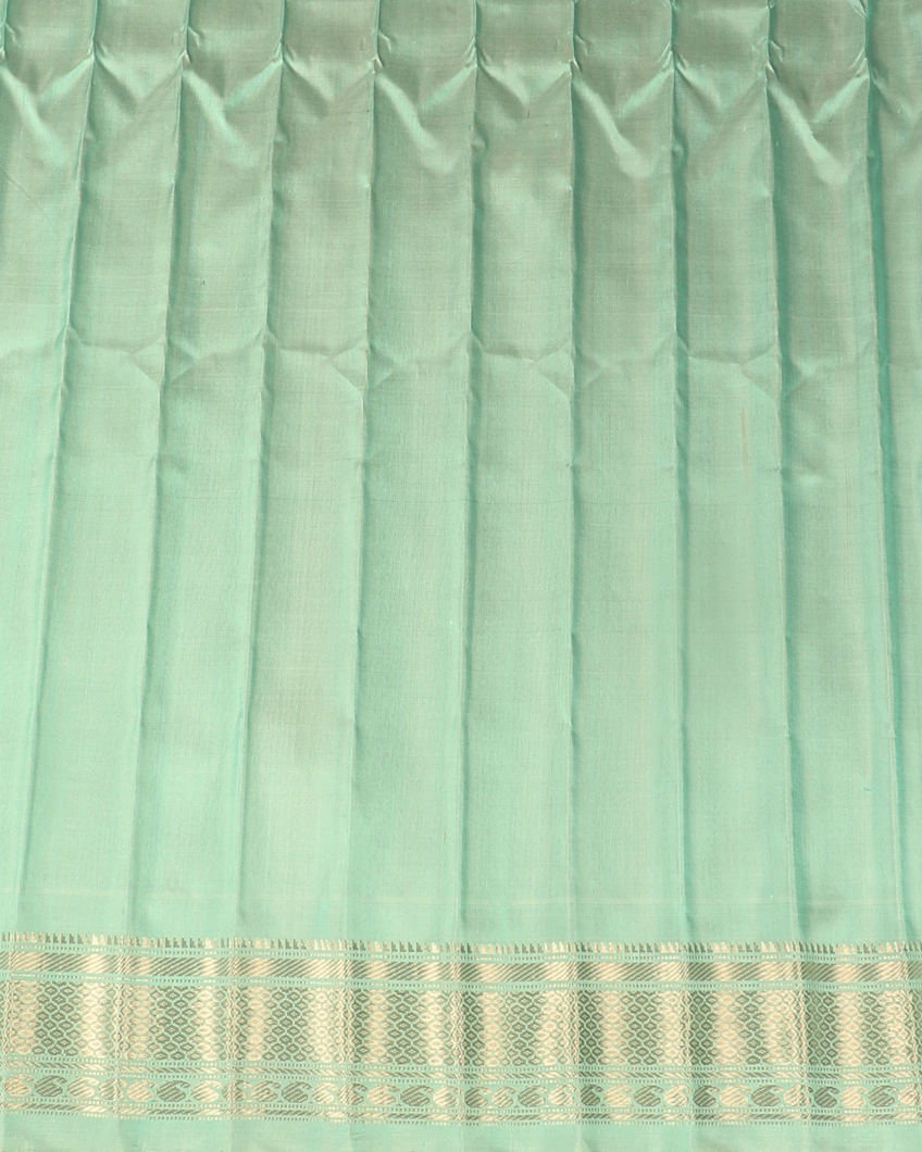 Grey Gadwal Silk Saree T4194533