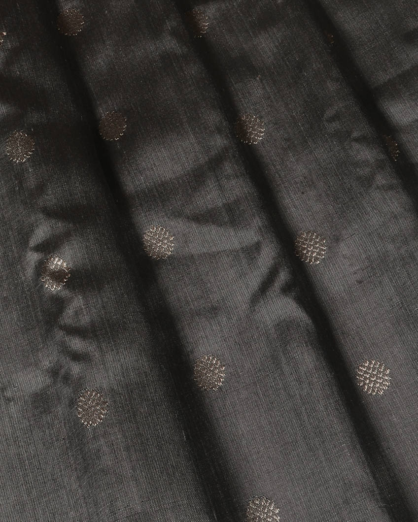 Grey Gadwal Silk Saree T4194534