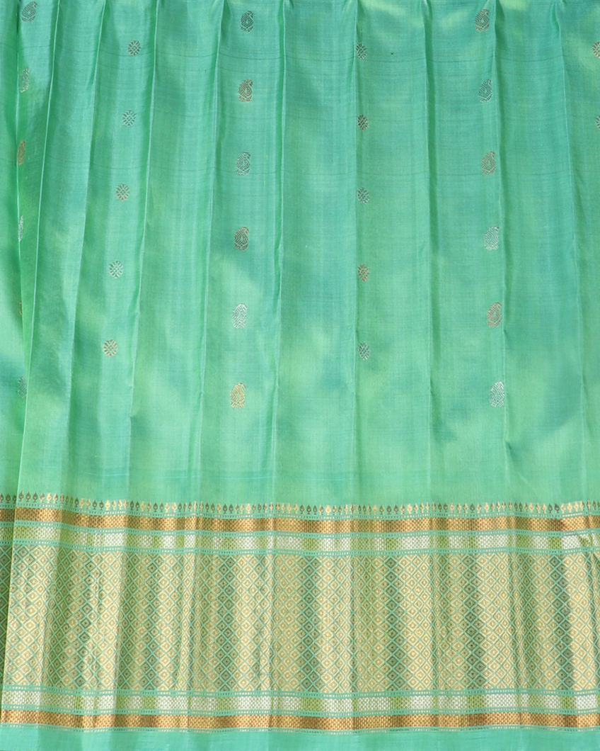 Purple Gadwal Silk Saree T4194613