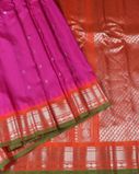 Purple Gadwal Silk Saree T4194562