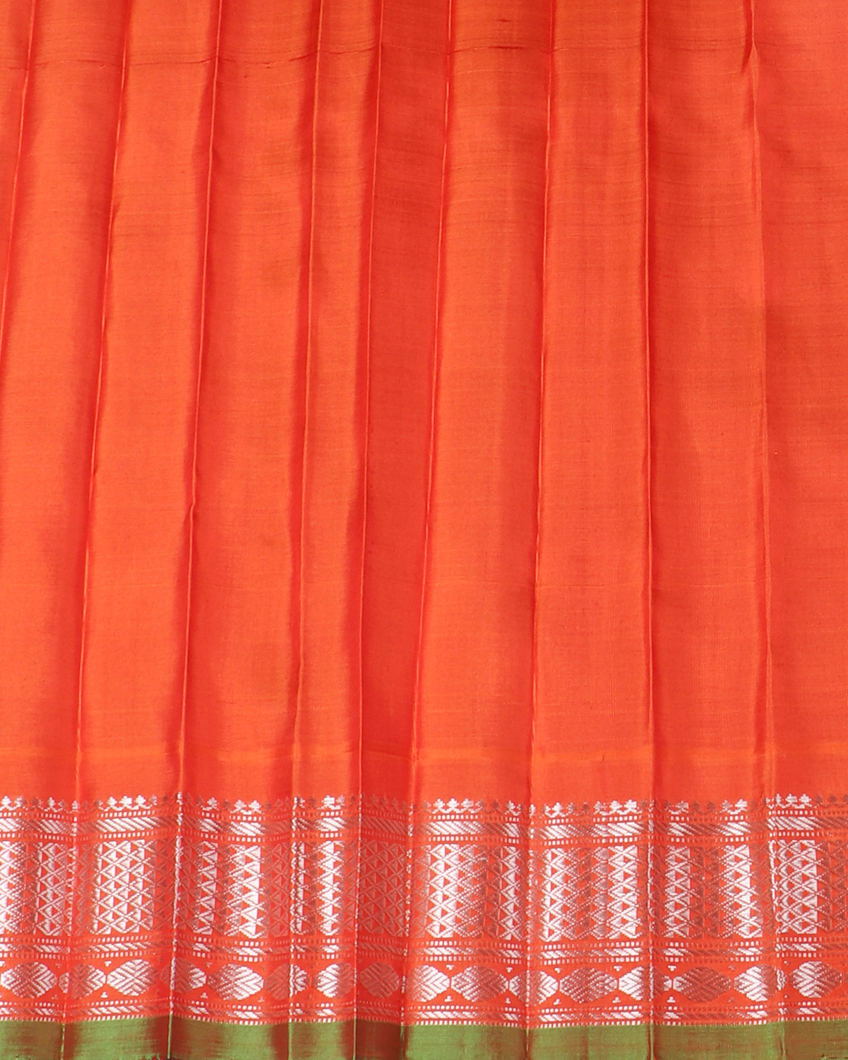 Purple Gadwal Silk Saree T4194563