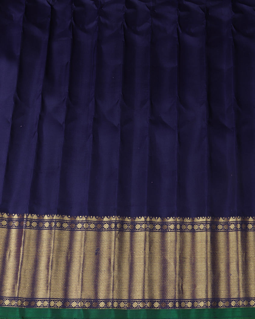 Green Gadwal Silk Saree T4194593