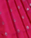 Pinkish Red Gadwal Silk Saree T4192814