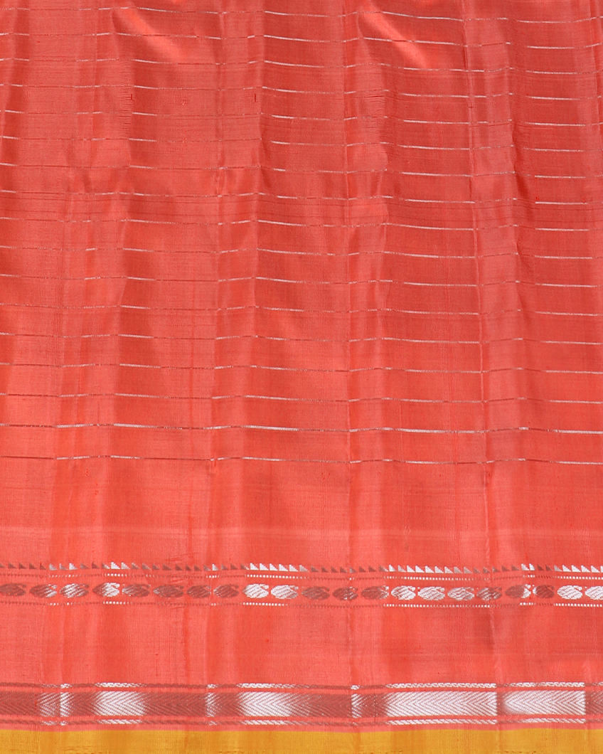 Grey Gadwal Silk Saree T4194373