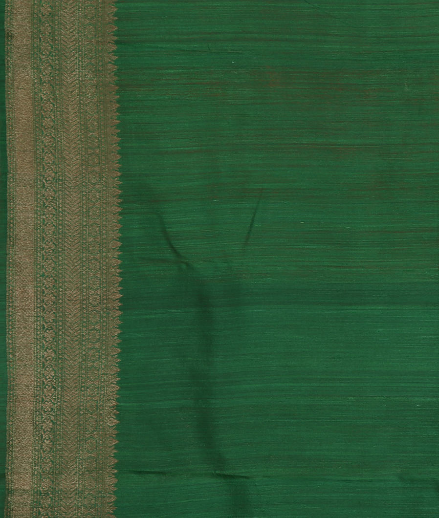 Red Banaras Tussar Saree T4055543